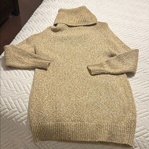 H&M Tan Cowl Neck Sweater